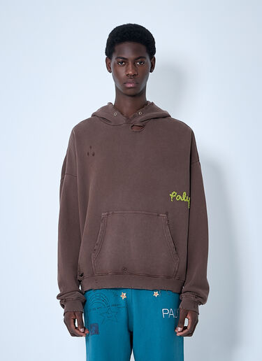 Paly Blank Hooded Sweatshirt Brown pal0160004