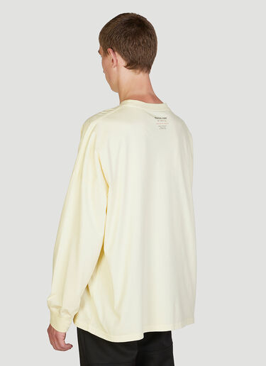 Martine Rose Oversized Long Sleeve T-Shirt Yellow mtr0152005