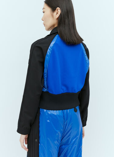 Moncler x adidas Originals Zip Up Cropped Sweatshirt Blue mad0254005