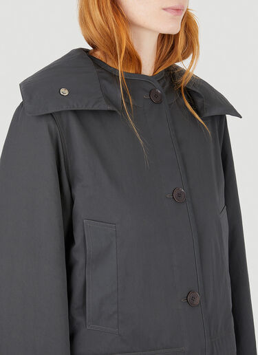 Lemaire 양면 밀리터리 스타일 코트 블랙 lem0246001