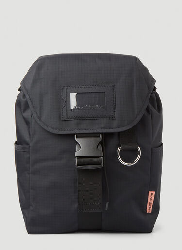 Acne Studios Buckle Backpack Bag Black acn0246059
