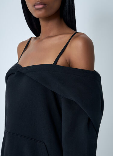 Hooded Sweatshirt MM6 Maison Margiela Hooded Sweatshirt Black mmm0261005