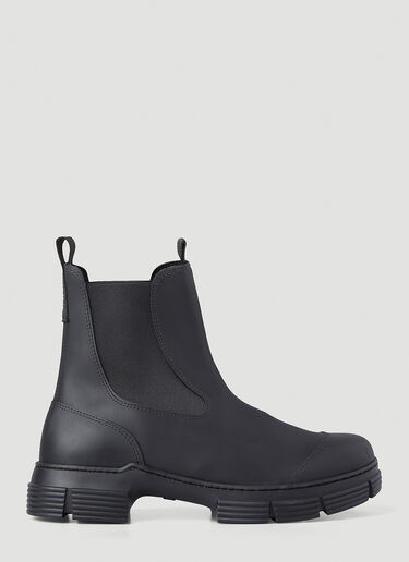 Recycled Rubber City Boot GANNI Recycled Rubber City Boot #000000 gan0246032