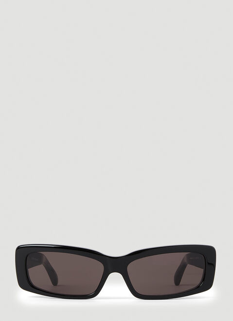 Moncler Oversized Rectangle Sunglasses Orange mon0152057