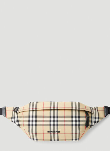 Burberry Sonny check-pattern Belt Bag - Black