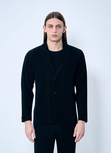 Homme Plissé Issey Miyake Pleated Blazer Black hmp0159016