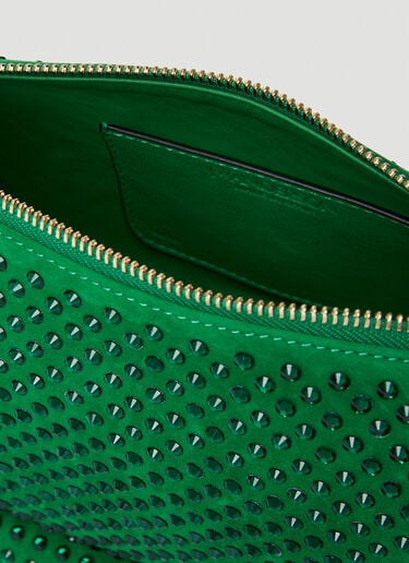 JW Anderson Embellished Bumper Shoulder Bag Green jwa0252010