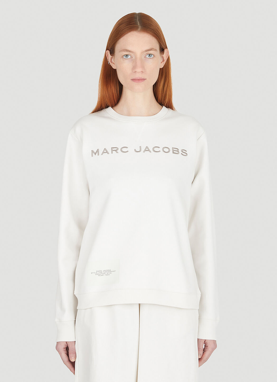 Marc jacobs logo sweatshirt sale