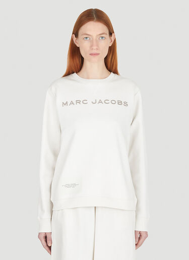 Marc Jacobs Logo Print Sweatshirt White mcj0247010