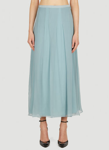 Gucci 시폰 스커트 블루 guc0251052