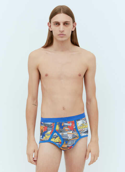 ERL Printed Briefs Blue erl0154020