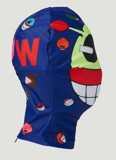 Walter Van Beirendonck Cartoons Mask Blue wlt0144013