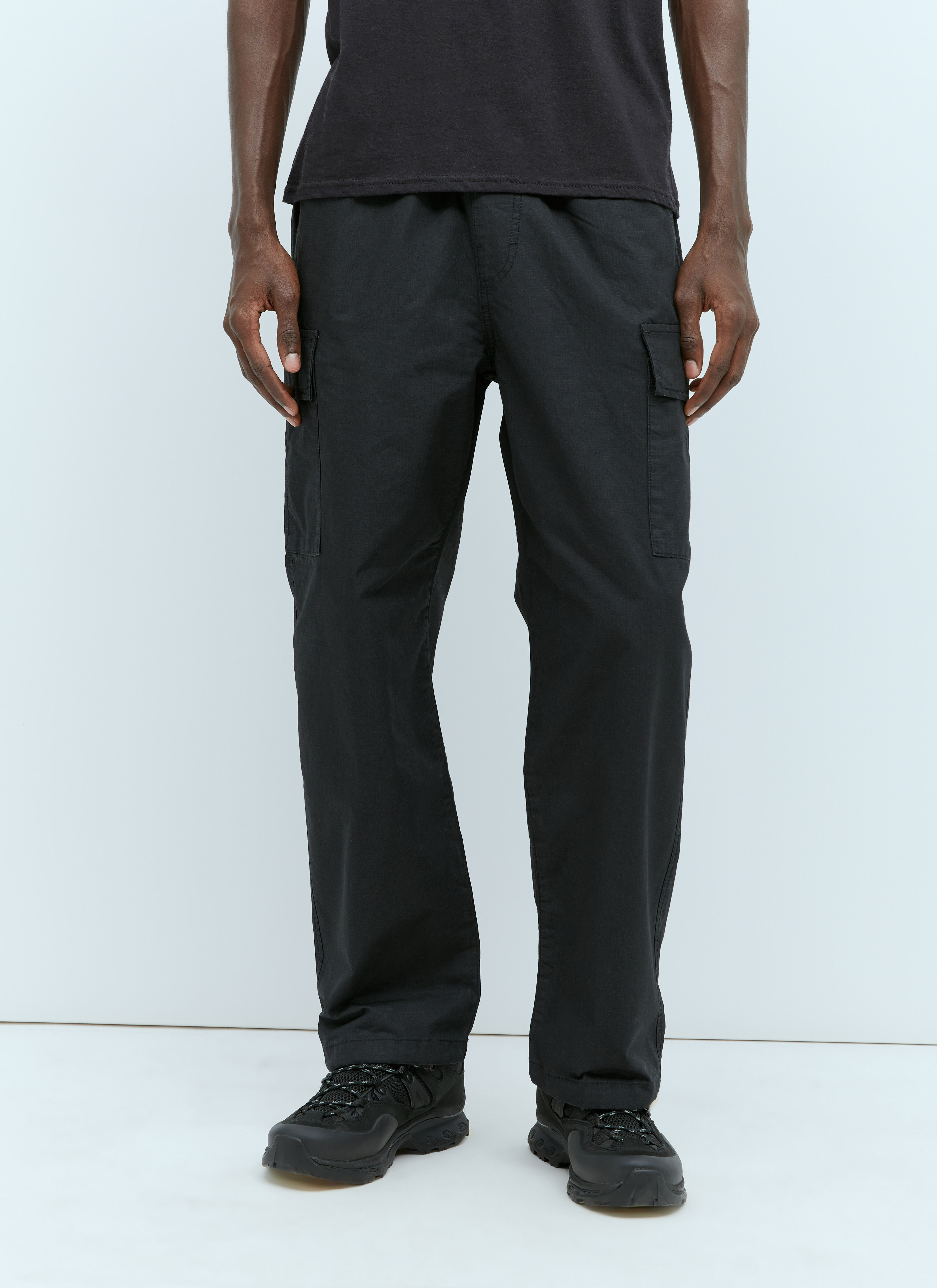 Stüssy Men's' Ripstop Cargo Beach Pants in Black | LN-CC®