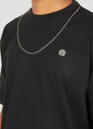 Ambush Chain Logo Embroidered T-Shirt Black amb0148004