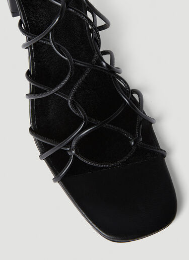 BY FAR Alexander Strappy Heeled Sandals Black byf0252027