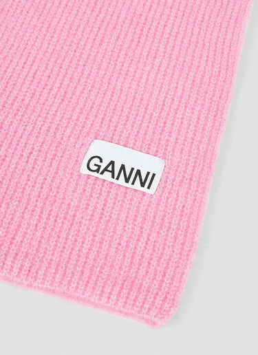Wool Scarf GANNI Wool Scarf Pink gan0253055
