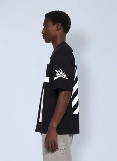 Off-White Big Off Diagonal Skate Logo T-Shirt Black ofw0162010