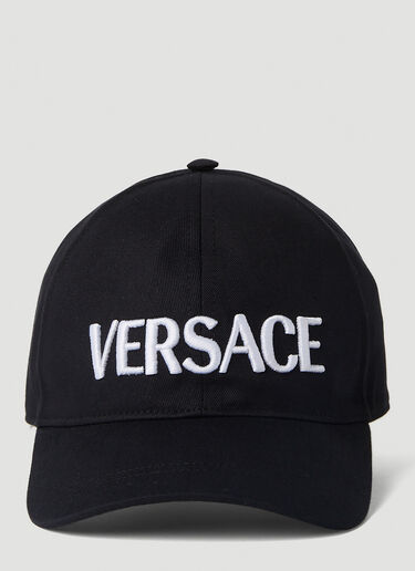 Versace 徽标刺绣棒球帽 黑色 vrs0251064