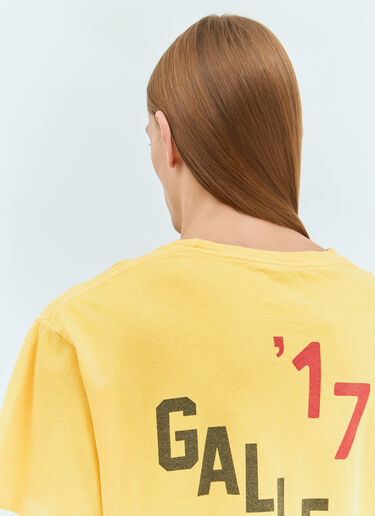 Gallery Dept. Boxing Merch T-Shirt Yellow gdp0158009