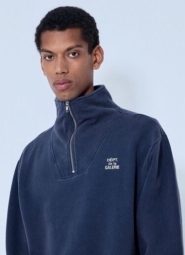 Gallery Dept. Half-Zip Sweatshirt Navy gdp0164016