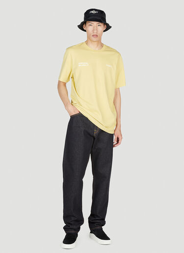7 Moncler Fragment Text Print Jeans Black mfr0154004
