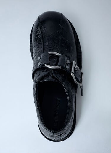 O Ring Leather Shoes Martine Rose O Ring Leather Shoes Black mtr0162020