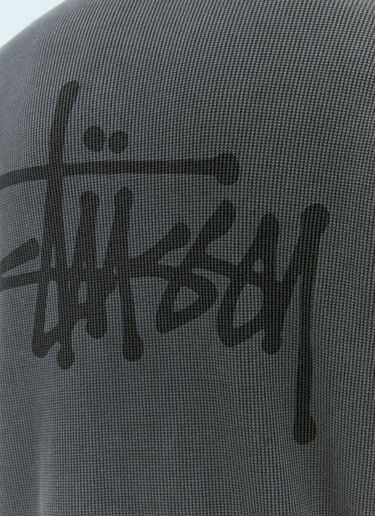 Stüssy 로고 프린트 맨투맨  블랙 sts0153008