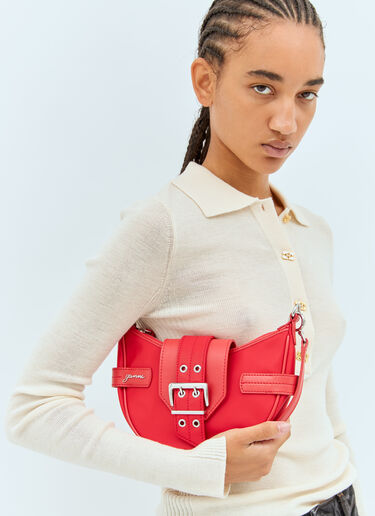 Ganni Small Bucky Crossbody Bag Red gan0258073