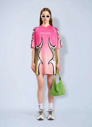 Palm Angels Racing T-Shirt Dress Multicolour pma0264238