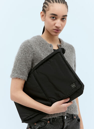 Porter-Yoshida & Co 탱커 쇼트 헬멧 토트백 블랙 por0354007