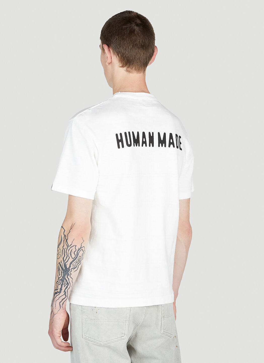 Human Made Men's' Heart Badge T-Shirt in White | LN-CC®