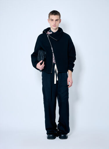 Dries Van Noten Metro Zip-Up Sweater Black dvn0160025