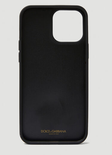 Dolce & Gabbana 徽标 iPhone 13 Pro Max 手机套 黑 dol0149036