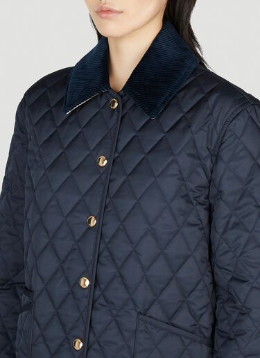 Burberry Dranefeld Quilted Jacket Dark Blue bur0253006
