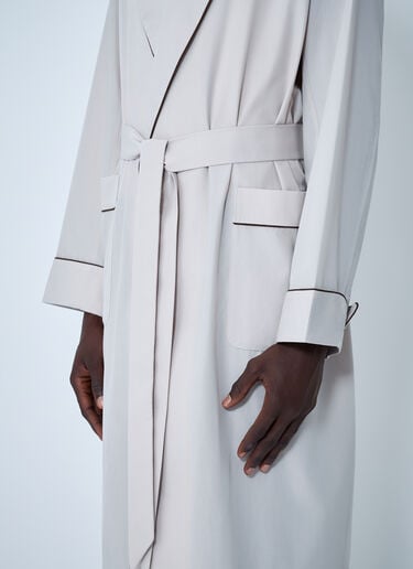 Limestone Robe Coat Prada Limestone Robe Coat Beige pra0162008