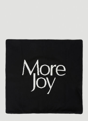 More Joy Logo Cushion Cover Black mjy0347052