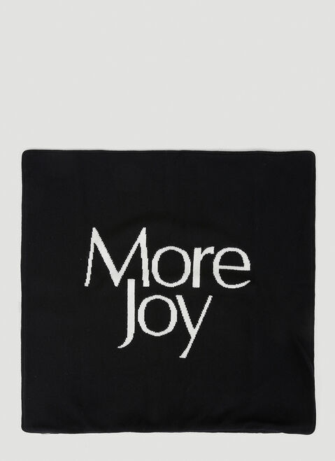 More Joy Logo Cushion Cover Black mjy0347073