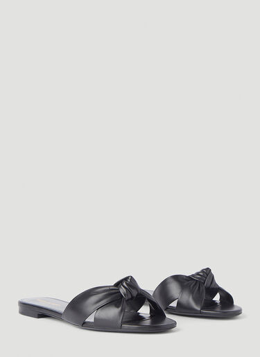 Saint Laurent Bianca Slides Black sla0243129