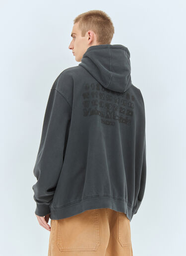 Maison Margiela Hooded Sweatshirt Black mla0158004