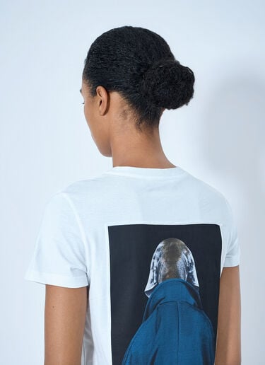 LN-CC® - Max Mara: Graphic Print T-Shirt - White Max Mara Graphic Print T-Shirt White max0265009