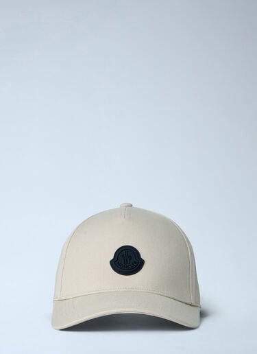 Moncler Logo Embellished Cap White mon0163029