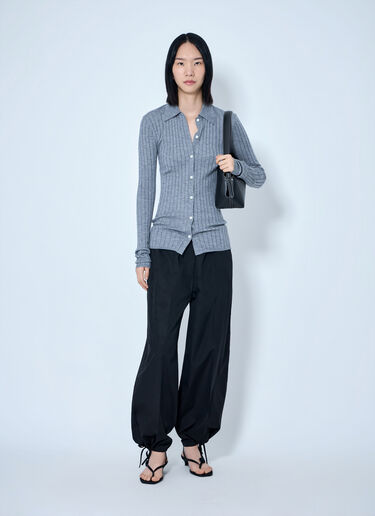 LN-CC® - Toteme: Drawstring Cotton Trousers - Black Toteme Drawstring Cotton Trousers Black tot0265014