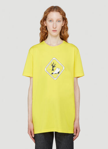 T 01 Danger T-Shirt LN-CC x Kyle Platts T 01 Danger T-Shirt Yellow kyl0342003