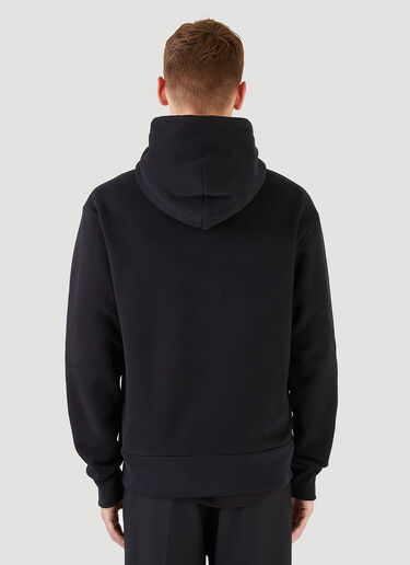 Acne Studios Face-Patch Hooded Sweatshirt Black acn0145030