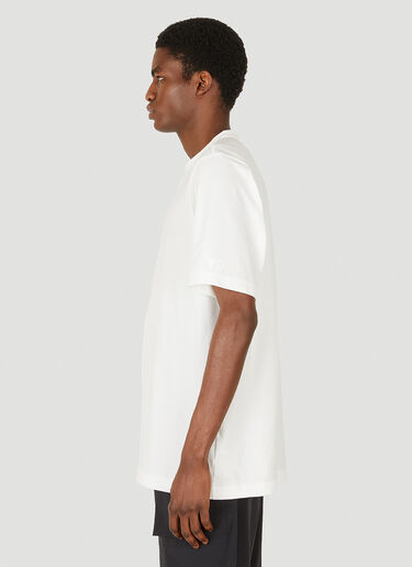 Y-3 Stripes Short-Sleeved T-Shirt White yyy0147013