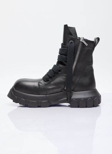 Rick Owens Jumbo Laced Bozo Tractor Boots Black ric0155029