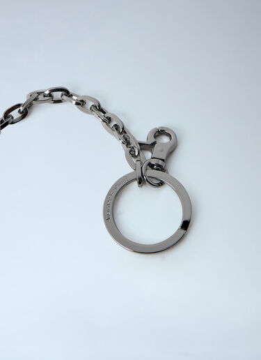 Vivienne Westwood Chain-Attached Leather Card Holder Black vvw0164003