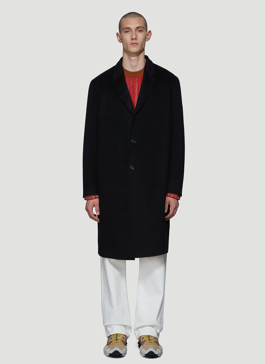 Acne Studios Men s Chad Coat in Black LN CC