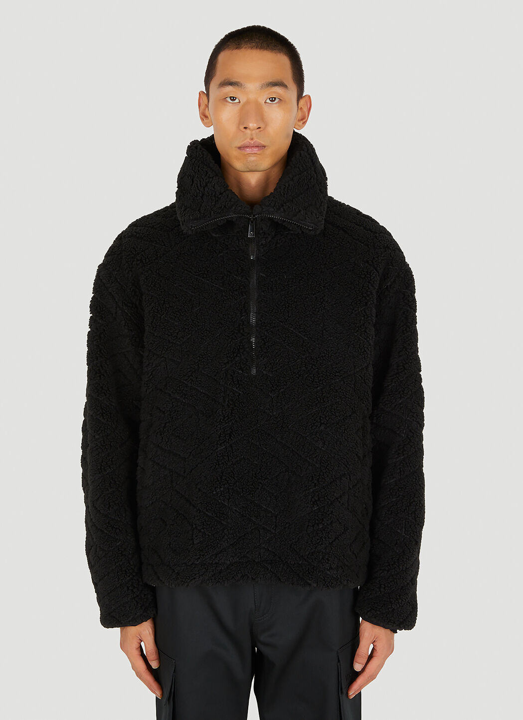 Versace Fleece Jacket in Black LN CC
