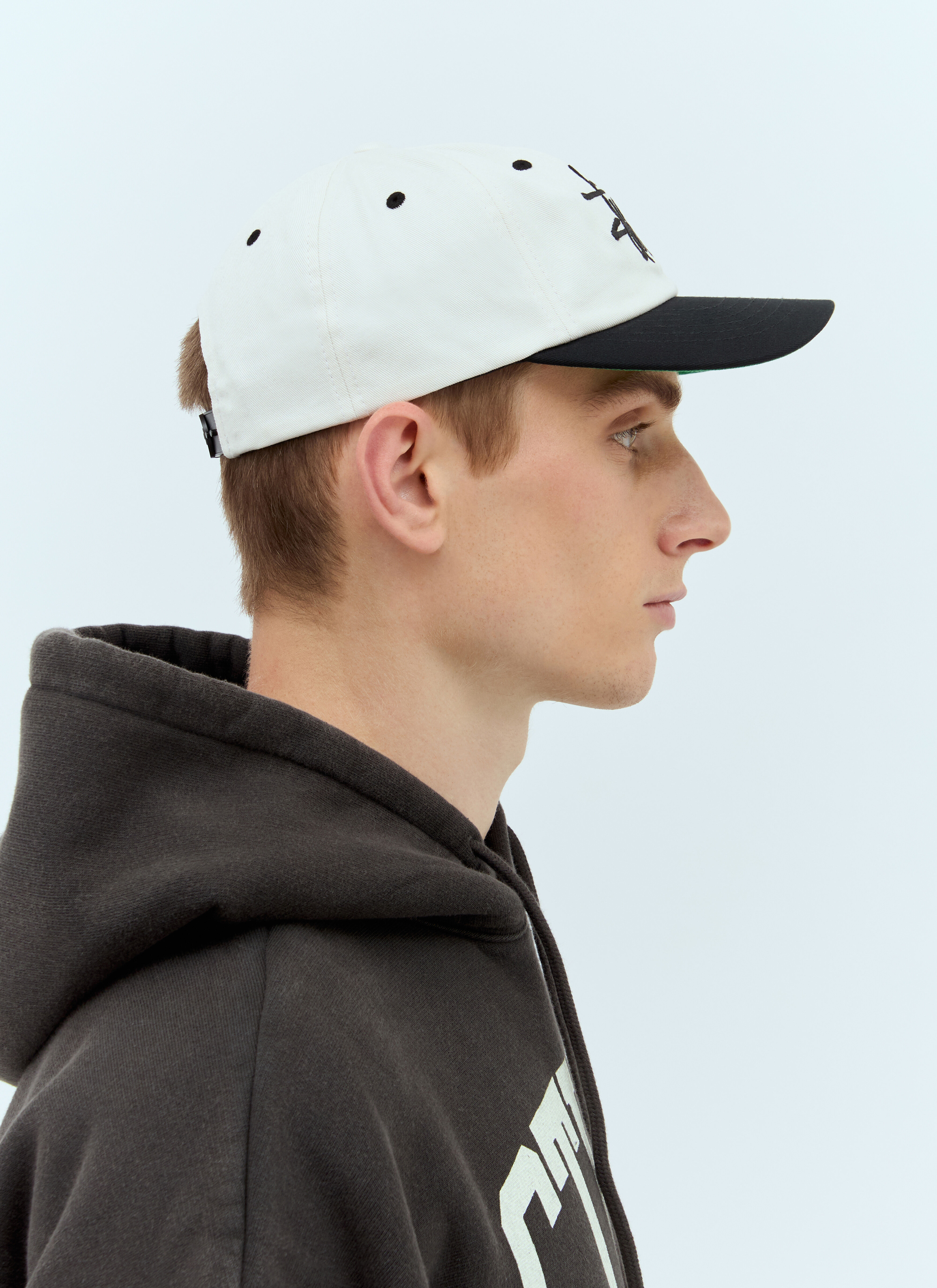 Stüssy Men's' Big Basic Vintage Baseball Cap in White | LN-CC®